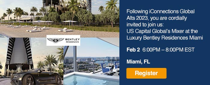 US Capital Global's Mixer at the luxury Bentley Residences Miami